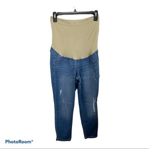 Maternity crop jeggings size 10